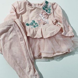 BABY STARTERS-DILLARDS baby girl  set.